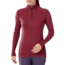 Smartwool Merino 250 Base Layer Pattern 1/4 Zip - Womens, Hibiscus Heather, Extra Large, SW0NP222488XL