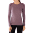 Smartwool Merino 250 Base Layer Pattern Crew, Bordeaux, Extra Small, SW014095590XS