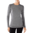 Smartwool Merino 250 Base Layer Pattern Crew, Dogwood WHT/BL, Large, SW0NP226440L