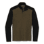 Smartwool Merino 250 Baselayer 1/4 Zip - Mens, Military Olive Heather/Black, Extra Large, SW016355E54-XL