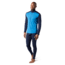 Smartwool Merino 250 Baselayer 1/4 Zip - Mens, Neptune Blue Heather/Deep Navy, Medium, SW016355E64-M