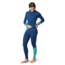 Smartwool Merino 250 Baselayer Colorblock Bottom - Womens, Wave Blue Traced Dahlia, Extra Large, SW016383E39-XL