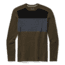 Smartwool Merino 250 Baselayer Colorblock Crew - Mens, Military Olive Heather, Small, SW016353D12-S