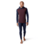 Smartwool Merino 250 Baselayer Hoodie - Mens, Woodsmoke Heather/Deep Navy, Large, SW016359E61-L