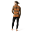 Smartwool Merino 250 Baselayer Pattern 1/4 Zip - Mens, Military Olive Mountain Scape, 2XL, SW016357E29-XXL