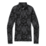 Smartwool Merino 250 Baselayer Pattern 1/4 Zip - Womens, Black Digital Snowflake, Extra Large, SW016375E36-XL