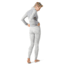 Smartwool Merino 250 Baselayer Pattern Bottom - Womens, Light Gray Traced Dahlia, Medium, SW019243E41-M