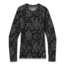 Smartwool Merino 250 Baselayer Pattern Crew - Womens, Black Digital Snowflake, Extra Large, SW016371E36-XL