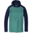 Smartwool Merino 250 Color Block Hoodie - Mens, Pine Gray Tick Stitch, Small, SW019018C11-S