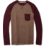 Smartwool Merino 250 Pocket Crew - Mens, Bourbon Tick Stitch, Medium, SW016084C12-M
