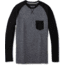 Smartwool Merino 250 Pocket Crew - Mens, Medium Gray Tick Stitch, Large, SW016084B99-L