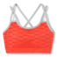 Smartwool Merino Seamless Strappy Bra - Womens, Habanero, Extra Large, SW016154A15-XL