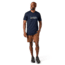 Smartwool Merino Sport 150 Camping With Friends Graphic Tee - Mens, Deep Navy, Extra Large, SW016281092XL