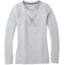 Smartwool Merino Sport 150 Powder Flower Long Sleeve Tee - Womens, Light Gray Heather, Small, SW019248545-S