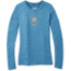 Smartwool Merino Sport 150 Powder Flower Long Sleeve Tee - Womens, Marlin Blue Heather, Medium, SW019248B43-M