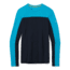Smartwool Merino Sport 250 Long Sleeve Crew - Mens, Sea Blue/Deep Navy, Extra Large, SW019023E82-XL
