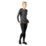 Smartwool Merino Sport 250 Long Sleeve Crew - Womens, Black Geode Pattern, Extra Small, SW019250E45-XS
