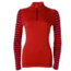 Smartwool Midweight Pattern Zip T - Women's-Claret Stripe-Small