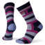 Smartwool Non-Binding Pressure Free Striped Crew Socks - Womens, Deep Navy, Large, SW004014092-L