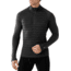 Smartwool NTS Mid 250 Zip T - Mens-Pattern Charcoal Heather/Black-Small