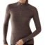 Smartwool NTS Mid 250 Zip T - Women's-X-Large-Taupe Heather/Aubergine