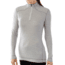Smartwool NTS Mid 250 Zip T - Women's-Large-Light Grey Heather / Natural