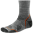 Smartwool PhD Outdoor Light Mid Crew Sock - Men's-Light Gray-Large