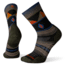 Smartwool PhD Outdoor Light Pattern Crew Socks - Mens, Black, Large, SW001252001-L