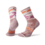 Smartwool PhD Outdoor Light Pattern Mid Crew - Womens, Nostalgia Rose, Medium, SW001144A32-M