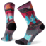 Smartwool PhD Outdoor Light Print Crew Socks - Womens, Very Berry, Small, SW001227E23-S