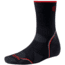 Smartwool PhD Outdoor Mid Crew - Men's-Black/Red-X-Large