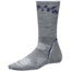 Smartwool PhD Outdoor Ultra Light Crew Sock - Women's-Light Gray-Small