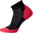Smartwool PhD Run Light Elite Low Cut Sock - Women's-Black/Hibiscus-Small