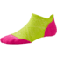 Smartwool PhD Run Light Elite Micro Sock - Women's-Green/Pink-Large