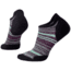 Smartwool PhD Run Light Elite Striped Micro Sock - Women's, Black, Large SW000772001-L