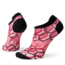Smartwool PhD Run Ultra Light Hex Print Micro Socks - Womens, Very Berry, Large, SW001232E23-L