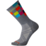 Smartwool PhD Run Ultra Light Logo Crew Sock - Men's-Graphite-Medium