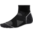 Smartwool PhD Run Ultra Light Mini Sock - Men's -Black/White-Large
