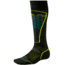 Smartwool PhD Ski Light Sock - Men's-Large-Charcoal/Alpine Green