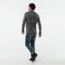Smartwool Ripple Ridge Half Zip Sweater - Mens, Light Gray Heather/Charcol Heather, 2XL, SW000296B21