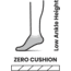 Smartwool Run Zero Cushion Ombre Print Low Ankle Socks - Womens, 823 Tandoori Orange, Medium, SW001670823M