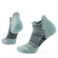 Smartwool Run Zero Cushion Stripe Low Ankle Socks - Womens, Frosty Green, Large, SW001669B72100L000