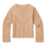 Smartwool Shadow Pine Cable V-Neck Sweater - Womens, Camel Heather, Large, SW016394D99-L