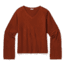 Smartwool Shadow Pine Cable V-Neck Sweater - Womens, Ginger Heather, Medium, SW016394E14-M