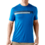 Smartwool Short Sleeve Logo Stripe Tee - Men's-Arctic Blue-Large