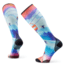 Smartwool Ski Zero Cushion Ski Day Print OTC Socks - Mens, Laguna Blue, Small, SW002144J96100S000