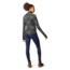 Smartwool Smartloft 60 Jacket - Womens, Black Digital Snowflake, Extra Large, SW014074E36-XL