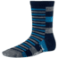 Smartwool Split Stripe Crew Sock - Boy's-Deep Navy-Large