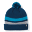 Smartwool Stripe Pom Beanie - Kids, Alpine Blue, Large/Extra Large, SW018077B25-LXL