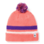 Smartwool Stripe Pom Beanie - Kids, Bright Coral, Small/Medium, SW018077494-SM
